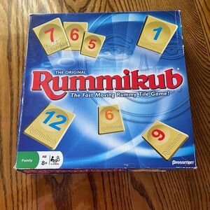 Rummikub Board Game - Blue and Yellow